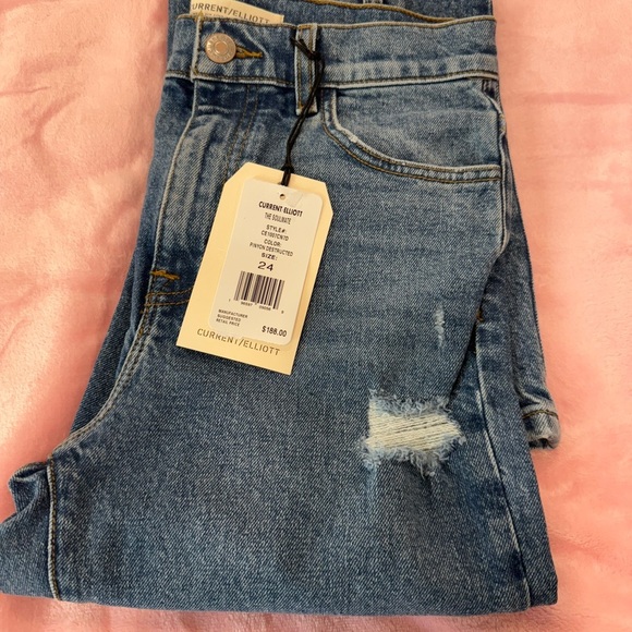 Current Elliot The Soulmate Jean in Pinyon Destructed Women's Size 24/31 - Picture 5 of 12